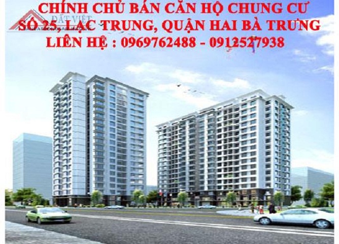 Chính chủ bán căn hộ chung cư số 25, Lạc Trung, Quận Hai Bà Trưng 10489888