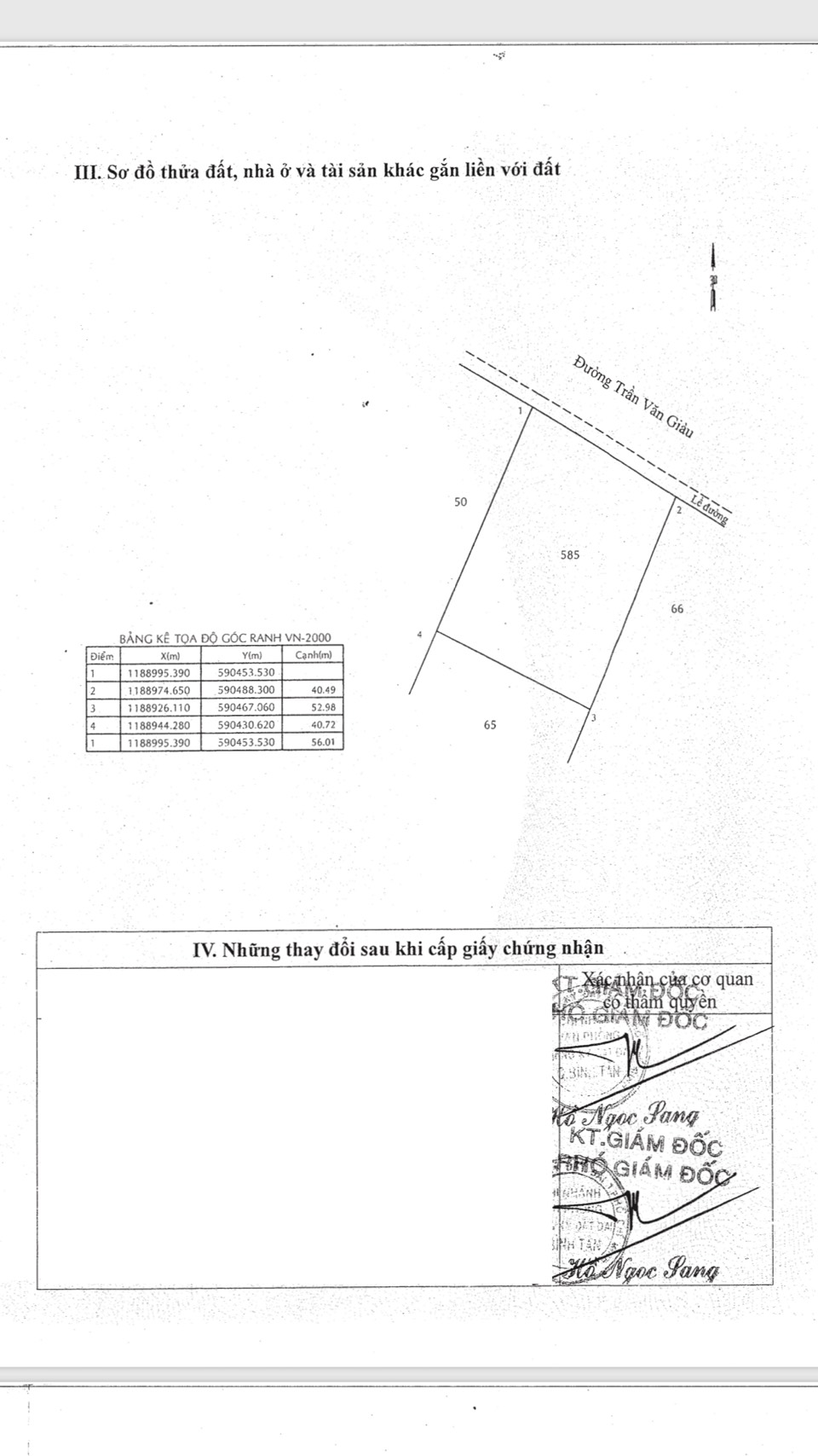 Chính chủ bán 2203m2 đất mặt tiền Trần Văn Giàu giá 53 tỷ SHR sang tên
 10524314