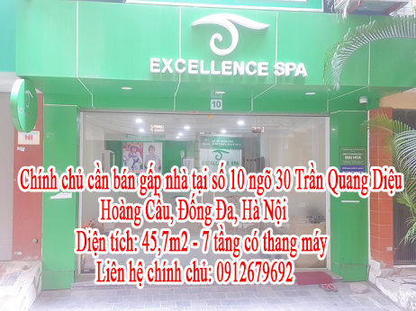 Chính chủ cần bán gấp nhà tại số 10 ngõ 30 Trần Quang Diệu, Hoàng Cầu, Đống Đa, Hà Nội. 10546406