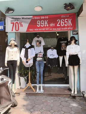 Sang nhượng gấp shop thời trang đã kinh doanh được 5 năm tại mặt phố Lò Đúc, HBT, HN ( đi định cư 10598679