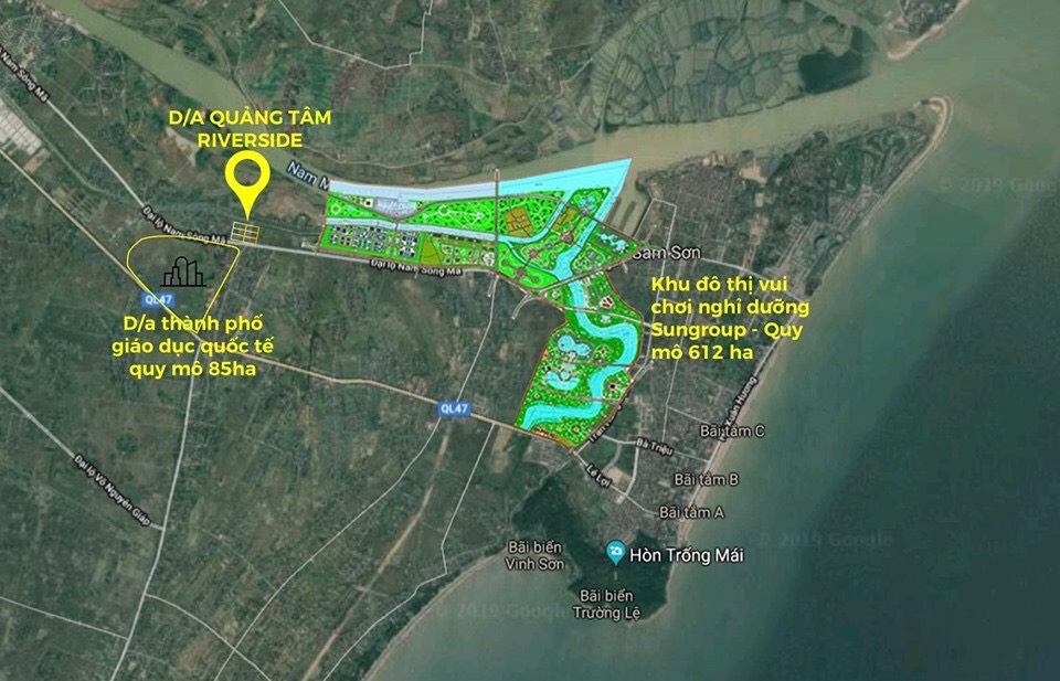 Chính chủ Bán gấp  lô đất hướng nam dự án đất nền Quảng Tâm ngay cạnh siêu dự án của Sun Group Sầm Sơn 10605046