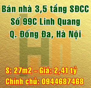 Cần bán nhà Quận Đống Đa, số 99C Linh Quang, Phường Văn Chương 10615236