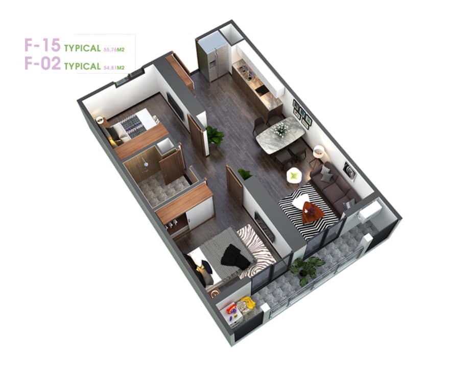 Cần tiền bán gấp căn hộ 2 phòng ngủ căn 2002 ( căn 2, tầng 20) dt 54.81m2 dự án An Bình Plaza 97 10628344