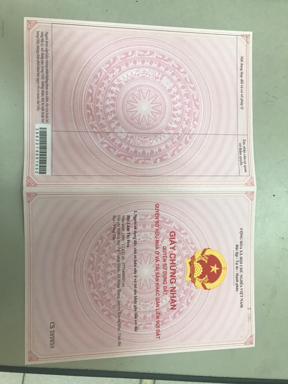 BÁN ĐẤT NGAY CHỢ BƯNG RIỀNG, HUYỆN XUYÊN MỘC 10647127