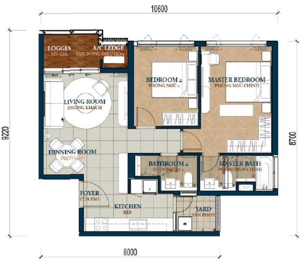 CẦN BÁN CĂN 2 PHÒNG NGỦ, DỰ ÁN SOMERSET FELIZ EN VISTA ,ĐƯỜNG ĐỒNG VĂN CỐNG, PHƯỜNG THẠNH MỸ LỢI, 10647517