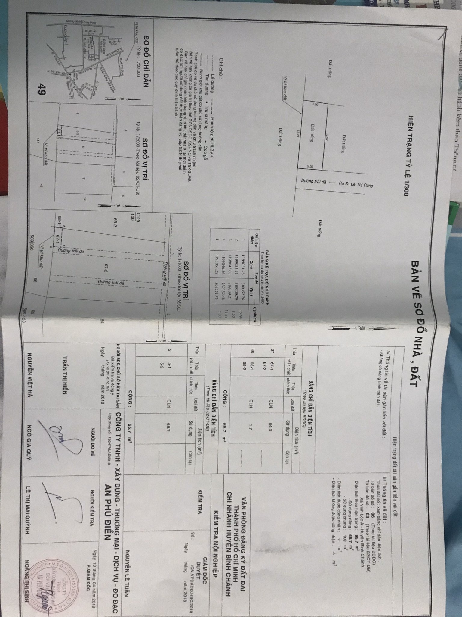 Kẹt tiền bán rẻ lô đất 5x13m (65.5m2 đất lúa) đường Lê Thị Dung - Vĩnh Lộc A giá 550tr
 10655232