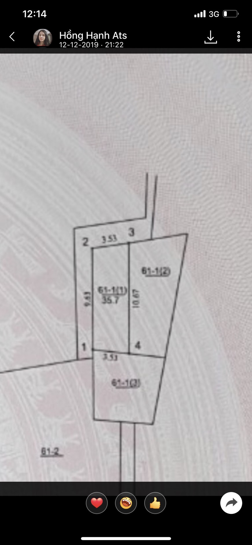 Tôi cần bán gấp mảnh đất đường Sài Đồng: DT 36m2, giá 1.7 tỷ. 10681670