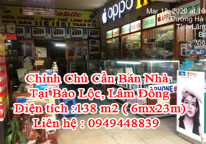 Chính Chủ Cần Bán Nhà Bảo Lộc, Lâm Đồng 10699437