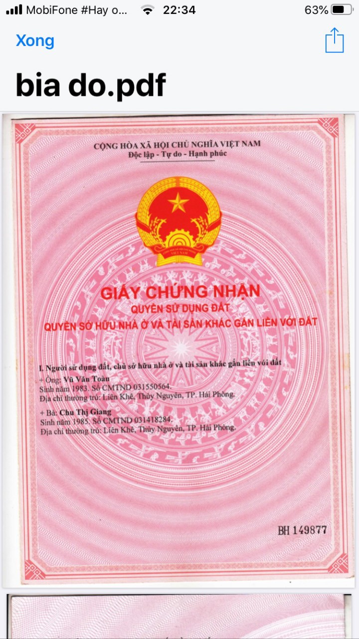 CẦN BÁN GẤP ĐẤT SỔ ĐỎ TRAO TAY, ĐÔNG TRIỀU, QUẢNG NINH 10707213