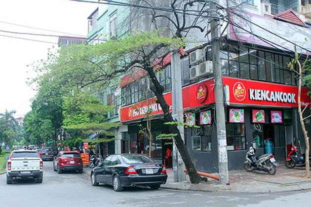 Cho thuê nhà làm cửa hàng ăn mặt phố Lê Thanh Nghị: 170m2, mặt tiền 6m. 10754328