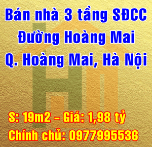 
Bán nhà đường Hoàng Mai, Phường Hoàng Văn Thụ, Quận Hoàng Mai, Hà Nội 10758322