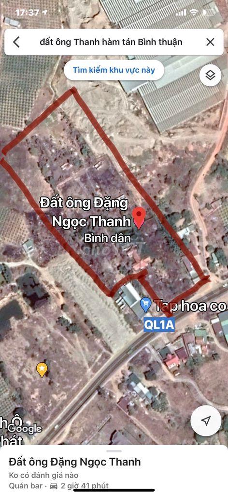 CẦN BÁN ĐẤT THỔ CƯ TẠI MT QL1A, KDC HÀM TÂN, BÌNH THUẬN 10800446
