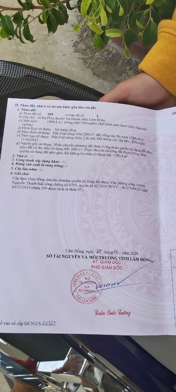 Cần bán lô đất mặt tiền tỉnh lộ 713,huyện Đạ Huoai, Lâm Đồng, giá tốt  10814228