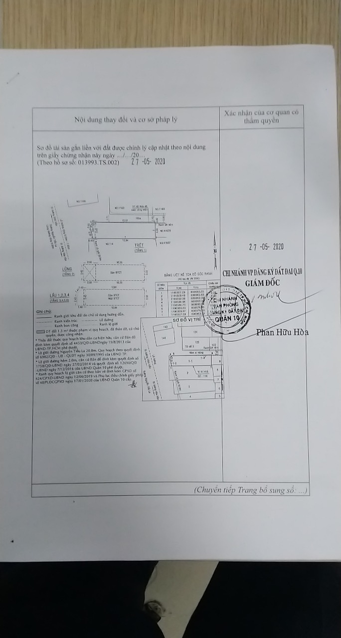 Cần bán nhà 2 mặt tiền , 1 trệt 5 lầu tại địa chỉ 116 đường Nguyễn Tiểu La Phường 9 Quận 10 10824021