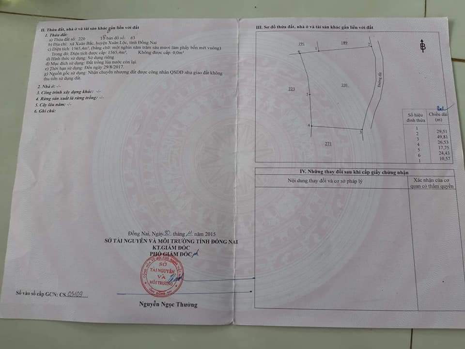 CẦN BÁN ĐẤT ẤP 3B XUÂN BẮC , HUYỆN XUÂN LỘC , TỈNH ĐỒNG NAI 10828539