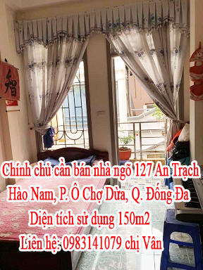 Bán nhà riêng ngõ 127, đường An Trạch - Hào Nam, Phường Ô Chợ Dừa, quận Đống Đa, Hà Nội 10837808