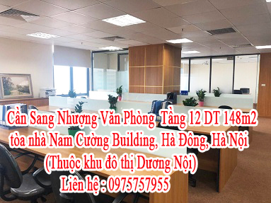 Cho thuê Văn Phòng  Tầng 12, tòa nhà Nam Cường Building, Hà Đông, Hà Nội (Thuộc khu đô thị Dương 10859532