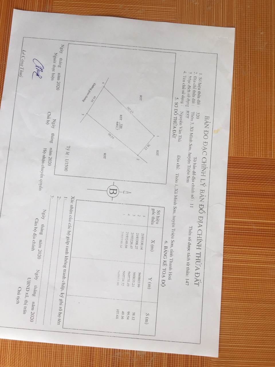 CẦN BÁN 4461,7M2 ĐẤT 50 NĂM TẠI THÔN 3 ,XÃ MINH SƠN, HUYỆN TRIỆU SƠN, TỈNH THANH HÓA 10907282