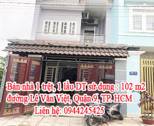 Chính chủ cần bán nhà mới xây đường Lê Văn Việt, Quận 9, TP. HCM 10907499