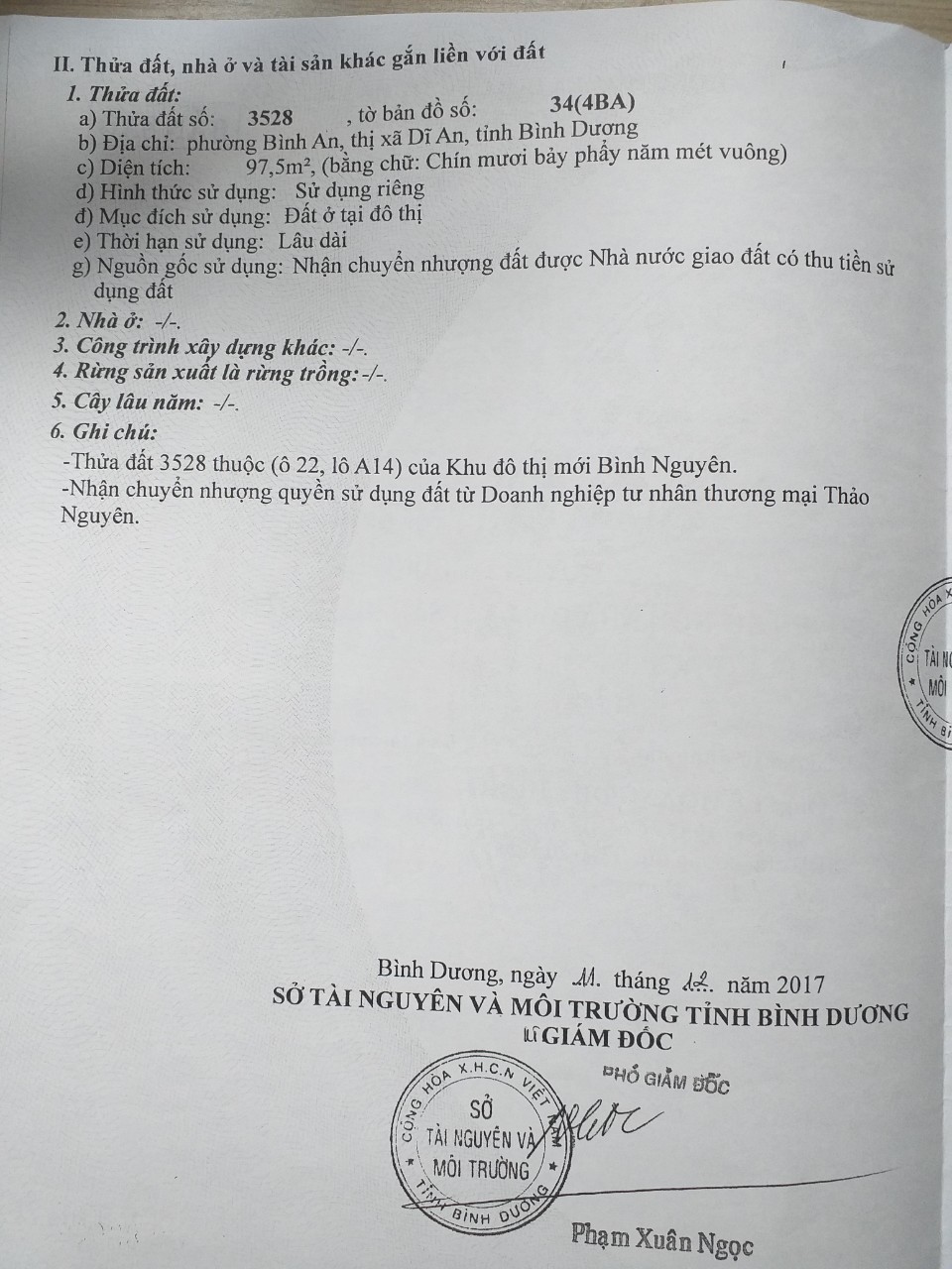 CẦN BÁN NHANH LÔ ĐẤT THỔ CƯ 100%, SHR , TẠI KHU ĐÔ THỊ MỚI BÌNH NGUYÊN PHƯỜNG BÌNH AN, THÀNH PHỐ DĨ AN, TỈNH BÌNH DƯƠNG, LH : 0983846465
 10925511