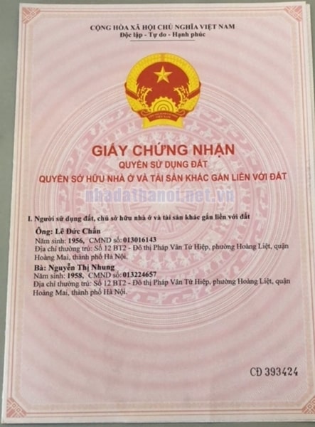  Bán nhà chính chủ liền kề số 2 đường 3 - 5 khu đô thị C2 Gamuda Trần Phú, Hoàng Mai 10929486