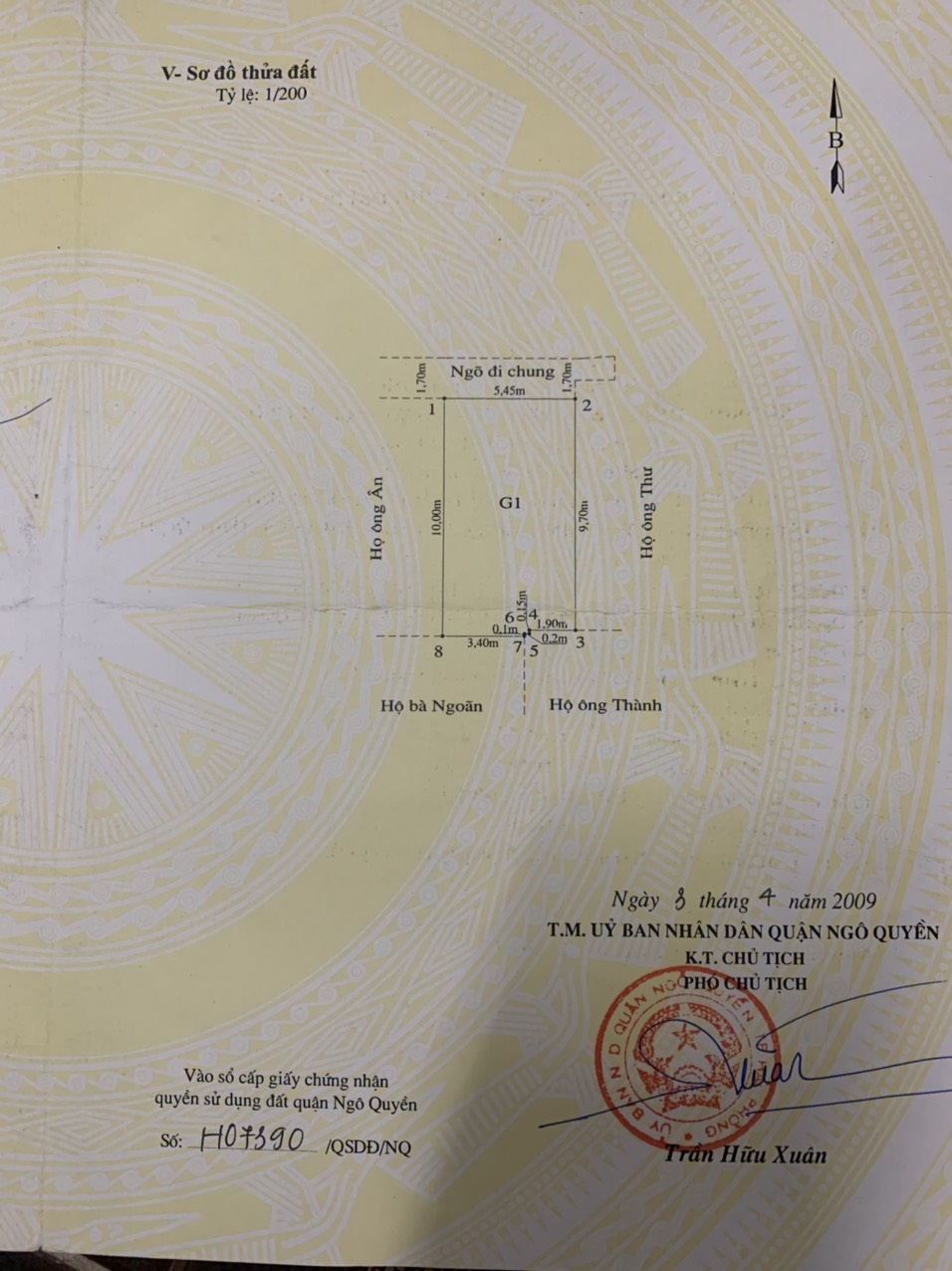 Bán Nhà 161 Phương Lưu - Ngô Quyền - Hải Phòng Tây tứ trạch 54 m 2 999tr 10929668