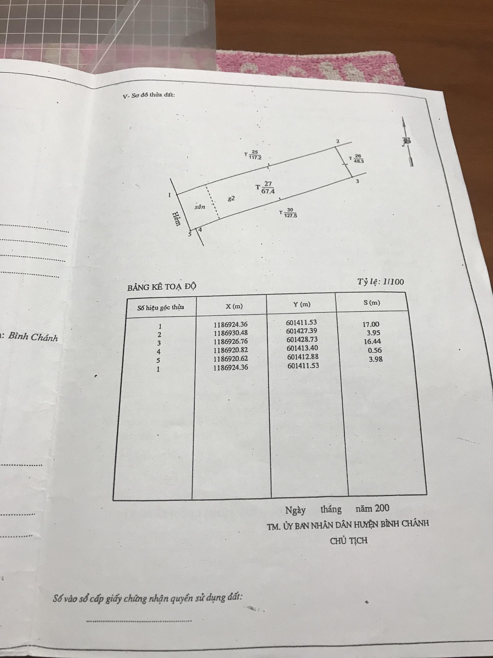 CẦN BÁN NHÀ NGANG 4M DÀI 17M TẠI HẺM C7D SỐ NHÀ C7/30H12 XÃ BÌNH HƯNG BÌNH CHÁNH 10947519