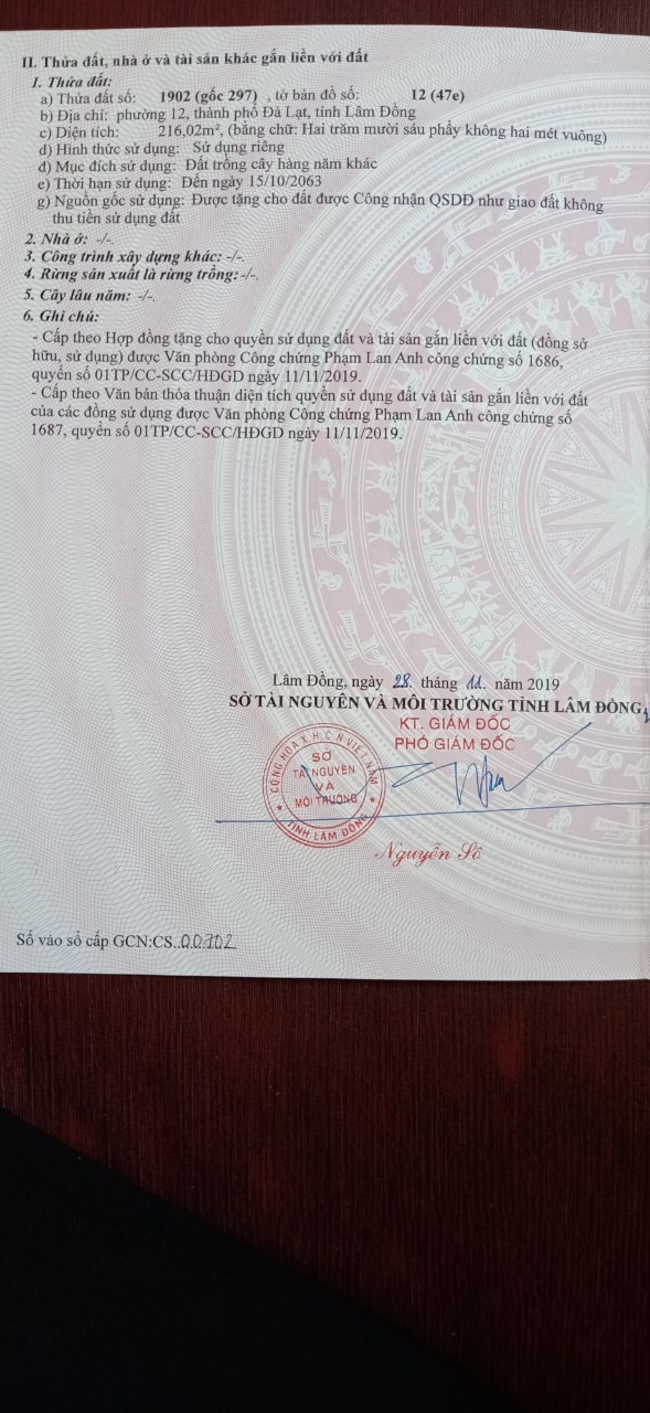 Cần bán đất phường 12 tp Đà Lạt , Lâm  Đồng 10968483