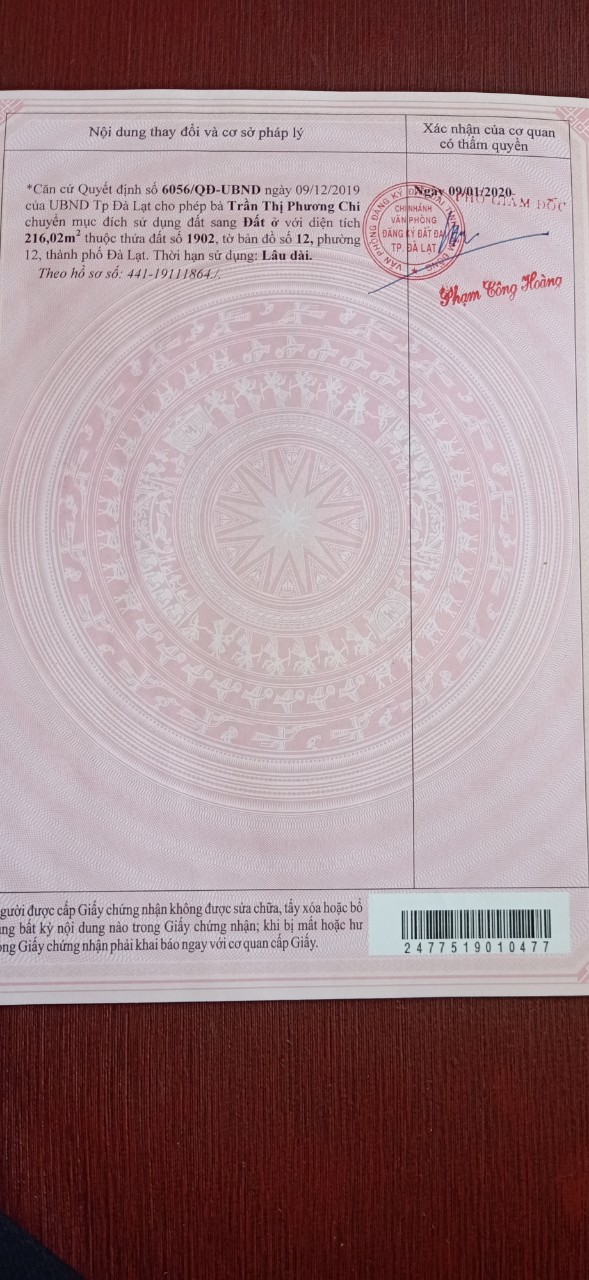 Cần bán đất phường 12 tp Đà Lạt , Lâm  Đồng 10968483
