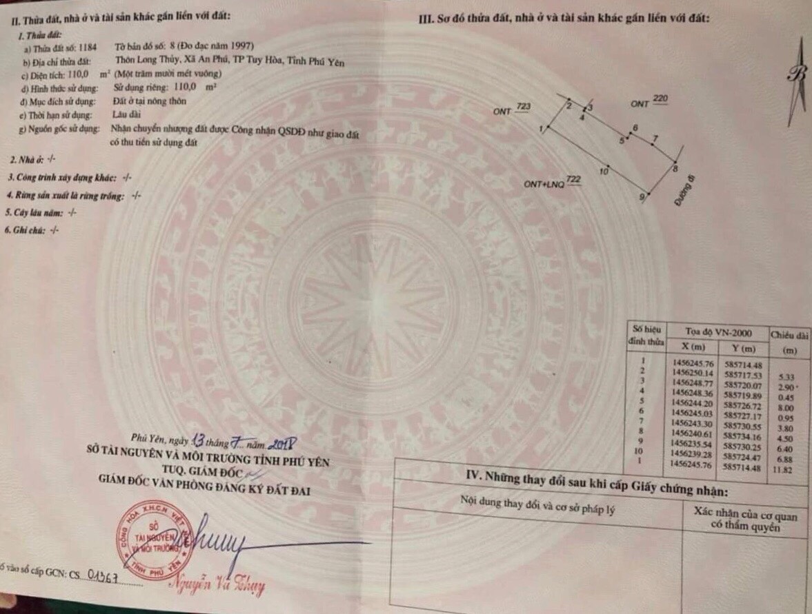 CẦN BÁN NHÀ VÀ LÔ ĐẤT LIỀN KỀ TP TUY HOÀ , PHÚ YÊN.LH 0844440578
 10971152