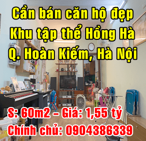 Chính chủ bán nhà tập thể Hồng Hà, Quận Hoàn Kiếm, Hà Nội 11007701
