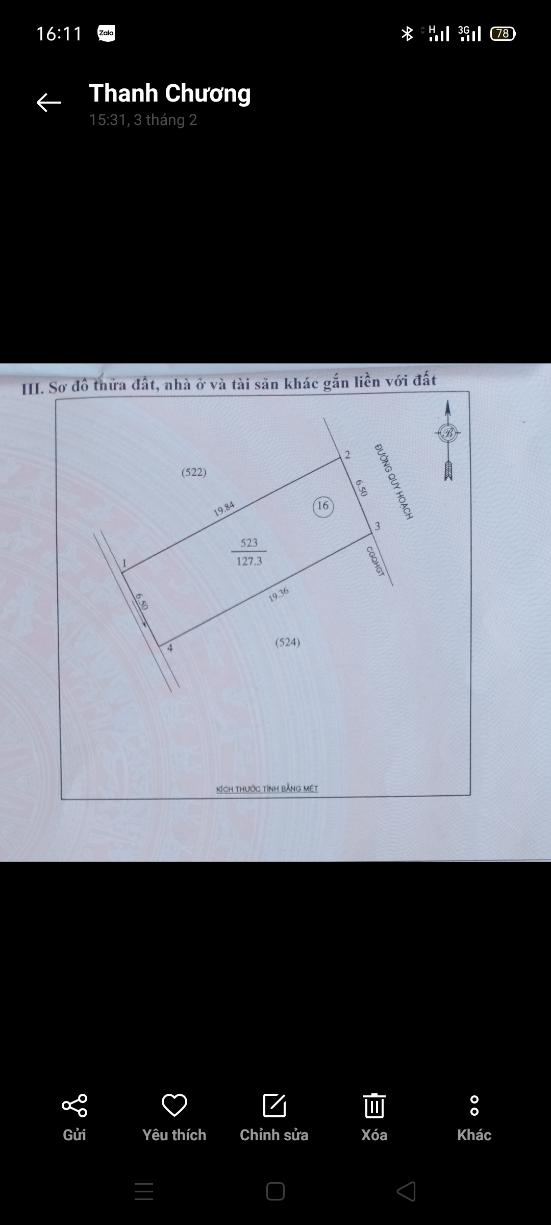 CHÍNH CHỦ CẦN BÁN LÔ ĐẤT ĐẸP TẠI XÓM YÊN BÌNH - XÃ HƯNG ĐÔNG - TP. VINH - TỈNH NGHỆ AN . 11015029