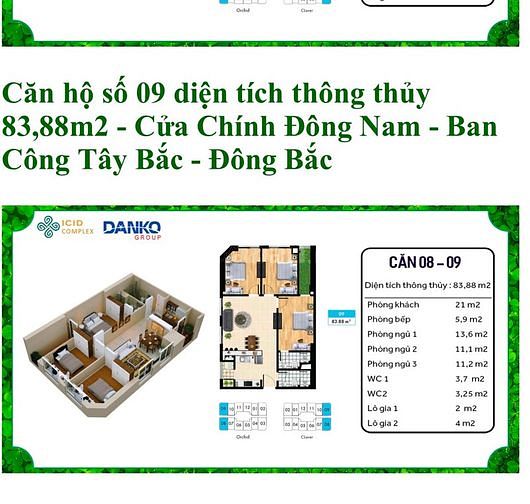 CHÍNH CHỦ CẦN BÁN CĂN HỘ CHUNG CƯ ICID COMPLEX, HÀ ĐÔNG - HÀ NỘI 11021064