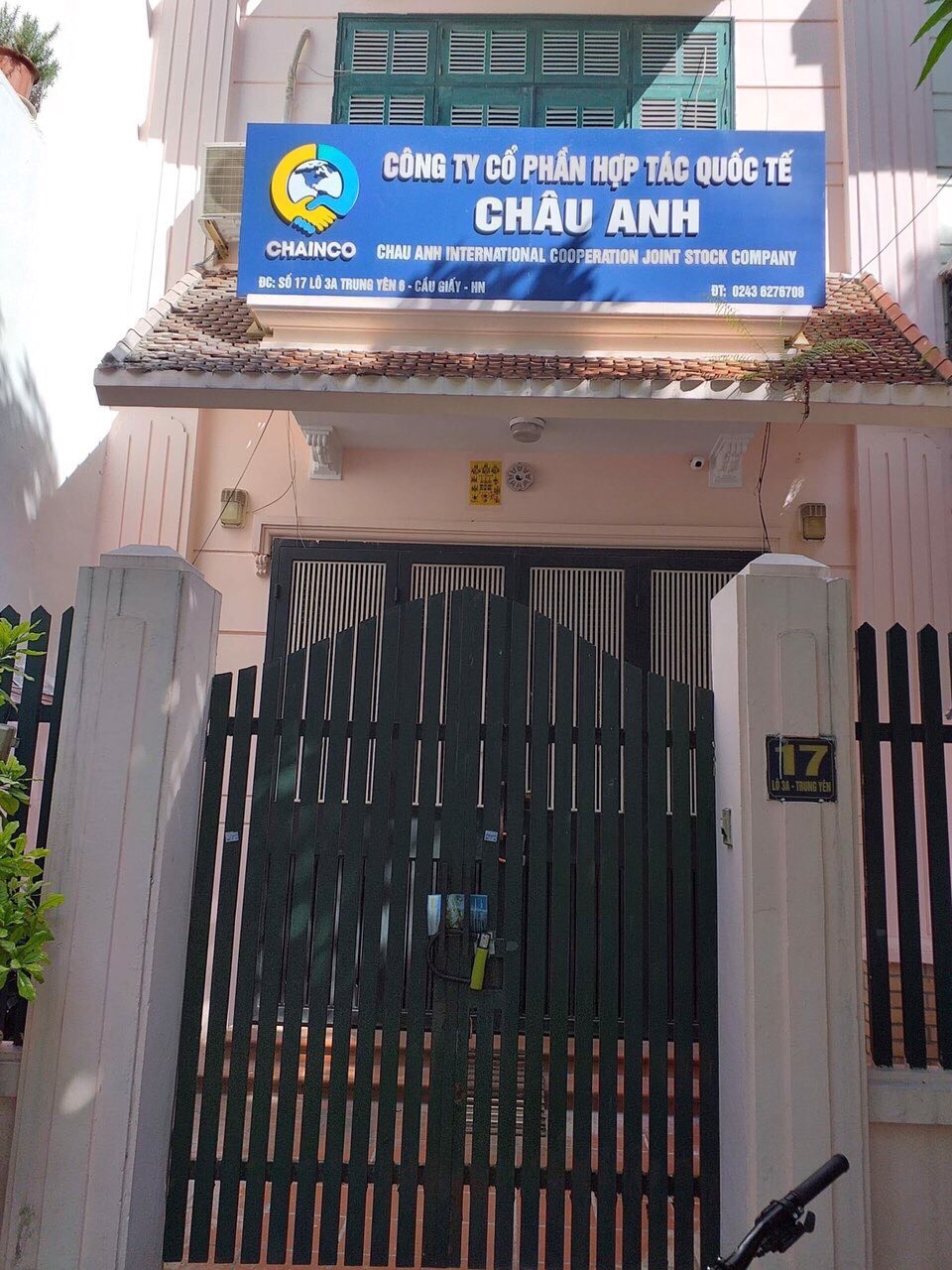 Cho thuê nhà số 17- lô 3A đường Trung yên 6- Khu đô thị Trung yên- Trung hoà. Cầu giấy. Hà nội 11057802