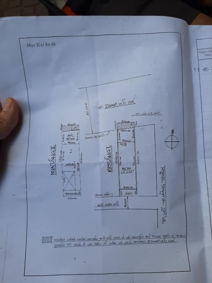 Nhà bán 5/57 võ trường toản p15 quận 5 Hẻm 4M thông  11075064