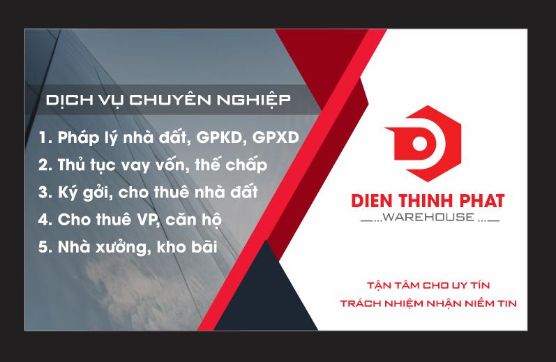 BĐS ĐIỀN THỊNH PHÁT
Cho thuê kho xưởng( giá siêu rẻ) Bình Tân-huyện Bình Chánh Long An. LH: 0938.807.368 Mr:ĐIỀN
 11088791