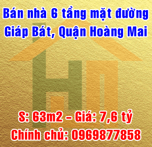 Chính chủ bán nhà mặt phố Giáp Bát, Quận Hoàng Mai, Hà Nội 11103392