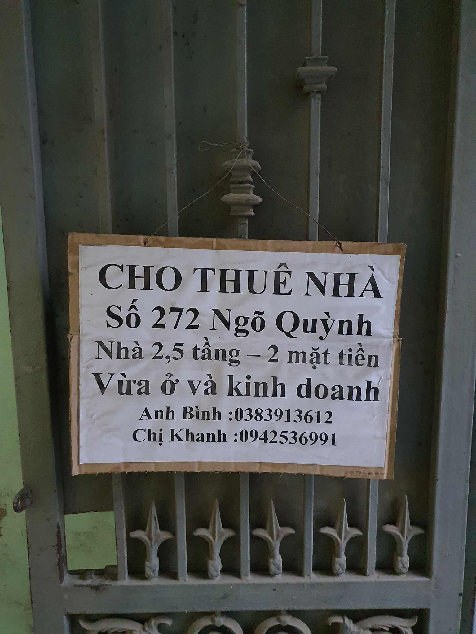 Cho thuê nhà chính chủ nguyên căn tại 272 ngõ Quỳnh, gần phố Thanh Nhàn, Hai Bà Trưng, Hà Nội. 11127797