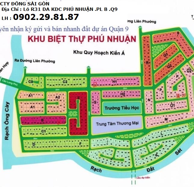 Chuyên đất nền dự án Phú Nhuận Quận 9, cam kết giá tốt nhất, cạnh tranh 11148350