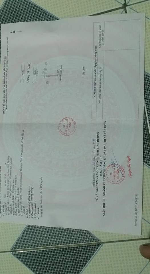 CHÍNH CHỦ VÌ THIÊN TAI LŨ LỤT CẦN TIỀN SỬA NHÀ NÊN TÔI CẦN BÁN LÔ ĐẤT TẠI KHU DÂN CƯ HỘI NGHĨA, TÂN 11195275