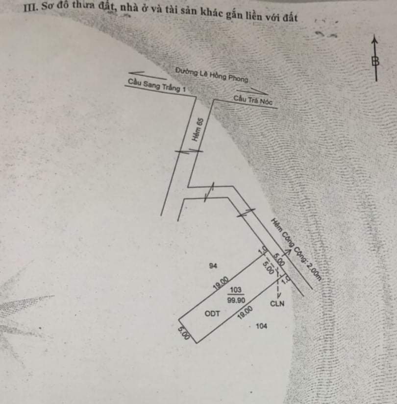 Bán nền thổ cư tại Phường Trà Nóc - Bình Thủy - Cần Thơ 11203532