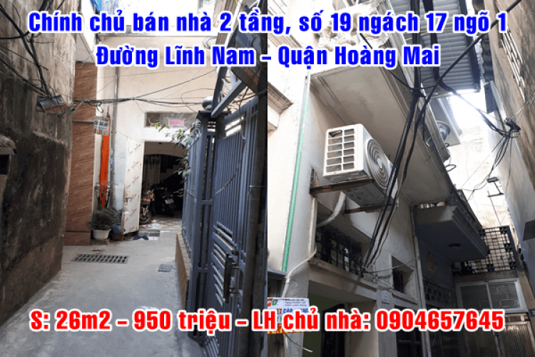 Chính chủ bán nhà số 19 ngách 1/17 Lĩnh Nam, quận Hoàng Mai 11213007