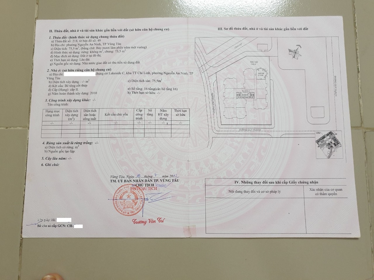 Bán căn hộ 2pn chung cư Lakeside Vũng Tàu 75m2 giá tốt 11225902