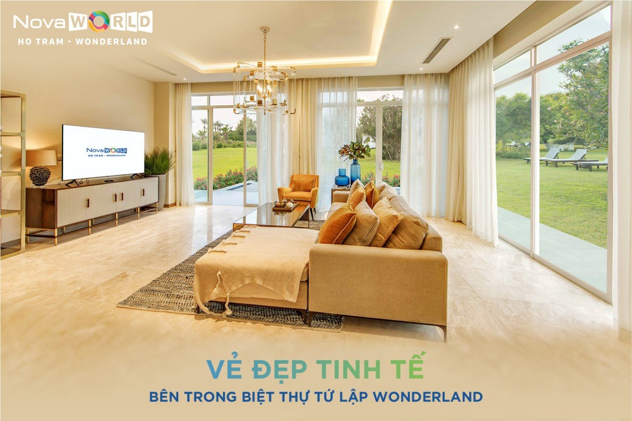 Bán biệt thự biển Wonderland Hồ Tràm có lợi nhuận 600 triệu/năm giá 12 tỷ/căn full nội thất . Lh 0912357447 11237356