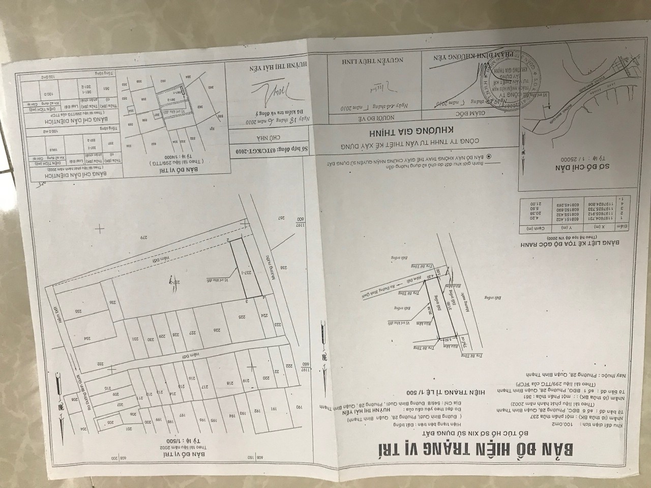 CHÍNH CHỦ BÁN NHANH LÔ ĐẤT DT 5X20 - TẠI 546/34/20 BÌNH QUỚI, P28, Q.BÌNH THẠNH - HH 2%. LHCC: 11258552