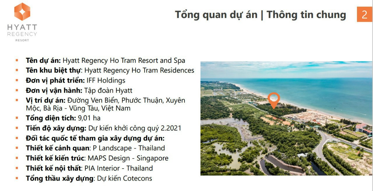 Bán biệt thự HYATT REGENCY Hồ Tràm gần Melia Hamptons giới hạn chỉ 63 căn full nội thất 5*. Lh 0912357447 11262551