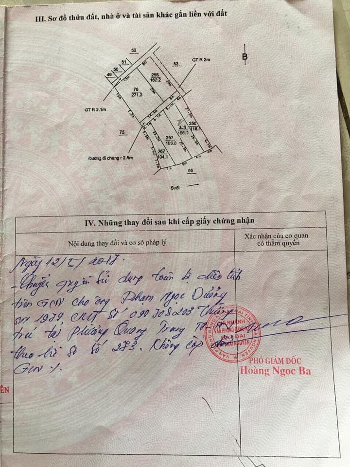 Chính Chủ Cần Bán Lô Đất Đẹp Tại P.Phan Đình Phùng - Trung Tâm Tp. Thái Nguyên . 11288682