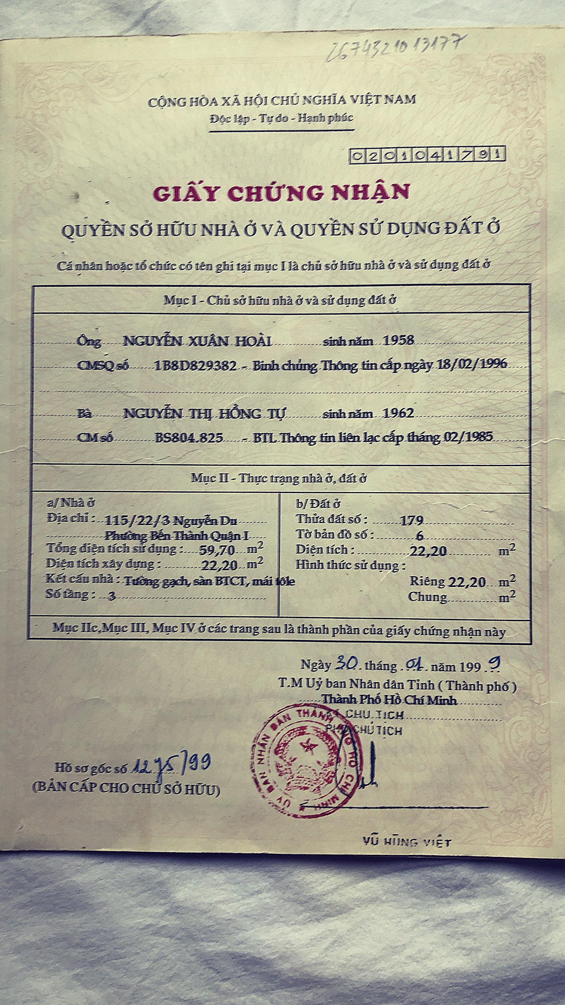 CHÍNH CHỦ BÁN GẤP NHÀ 1 TRỆT, 2 LẦU VỊ TRÍ ĐẮC ĐỊA NHẤT ĐƯỜNG NGUYỄN DU , PHƯỜNG BẾN THÀNH, QUẬN 1 11388000
