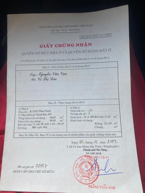 CHÍNH CHỦ CẦN BÁN ĐẤT ĐẸP TTTP ĐÀ NẴNG 11389044