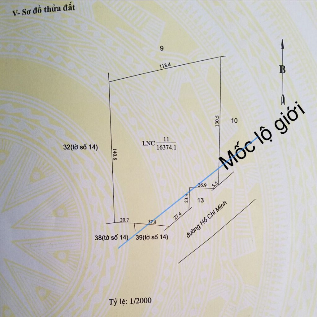 CHÍNH CHỦ CẦN BÁN MẢNH ĐẤT 1,7 HA MẶT ĐƯỜNG HỒ CHÍ MINH 11412097